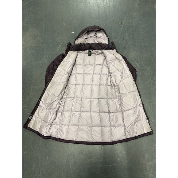 The North Face 600 Goose Down Parka Jacket Long Purple Women’s Size Medium - Picture 10 of 14